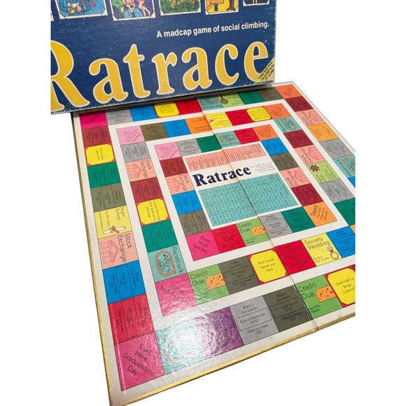 Vintage Ratrace Board Game House of Games Waddingtons 1970 Good Complete - Picture 5 of 9